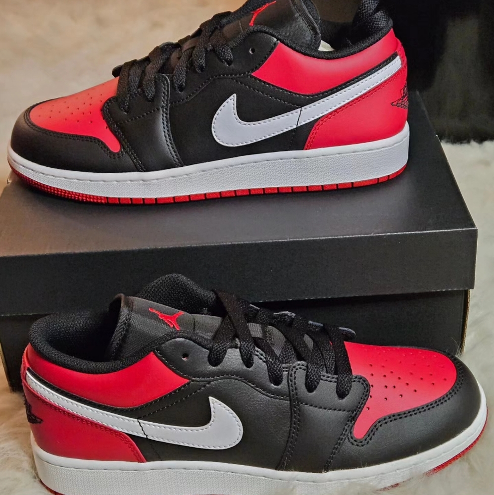 NIKE JORDAN 1 LOW ' ALTERNATE BRED' GS